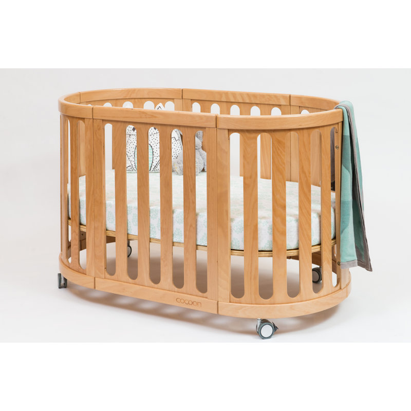Harriet Bee Lytham 4in1 Convertible Crib and with Mattress